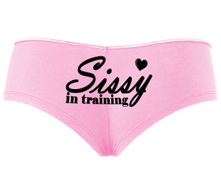 Sissy In Training - Pink Boyshort
