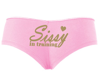 Sissy In Training - Pink Boyshort