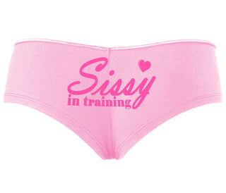 Sissy In Training - Pink Boyshort