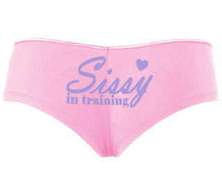 Sissy In Training - Pink Boyshort