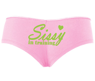 Sissy In Training - Pink Boyshort
