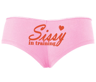 Sissy In Training - Pink Boyshort