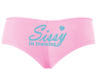 Sissy In Training - Pink Boyshort