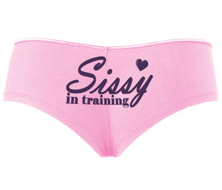 Sissy In Training - Pink Boyshort