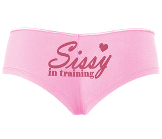 Sissy In Training - Pink Boyshort