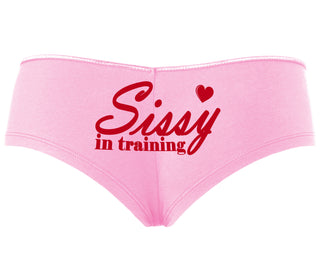 Sissy In Training - Pink Boyshort