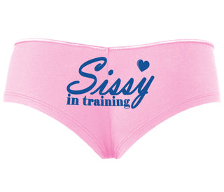 Sissy In Training - Pink Boyshort