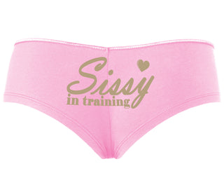 Sissy In Training - Pink Boyshort