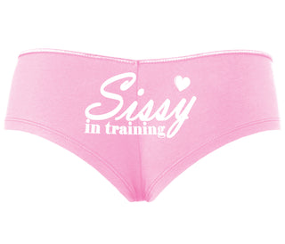 Sissy In Training - Pink Boyshort