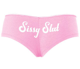 Sissy Slut - Pink Boyshort