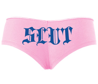 Slut - Goth Look - Pink Boyshort