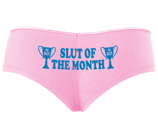 Slut Of The Month - Pink Boyshort