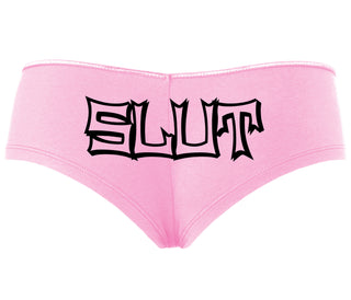 Slut - Pink Boyshort