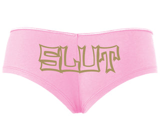 Slut - Pink Boyshort