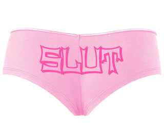 Slut - Pink Boyshort