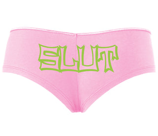 Slut - Pink Boyshort