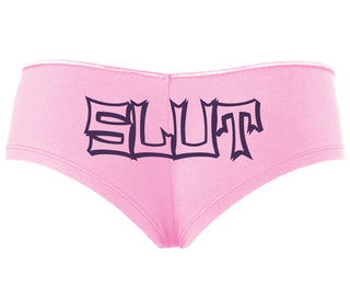 Slut - Pink Boyshort