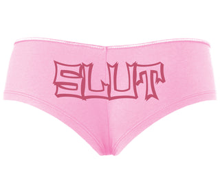 Slut - Pink Boyshort