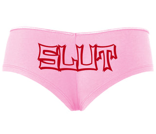 Slut - Pink Boyshort