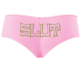 Slut - Pink Boyshort