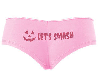 Let's Smash Pumpkins - Pink Boyshort