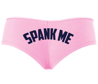 Spank Me - Bold Design - Pink Boyshort