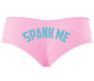 Spank Me - Bold Design - Pink Boyshort