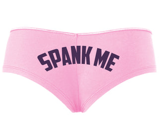 Spank Me - Bold Design - Pink Boyshort