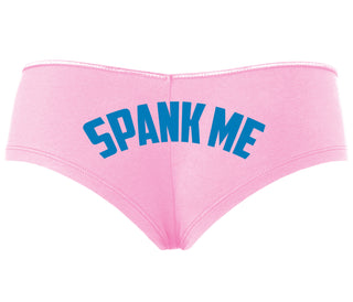 Spank Me - Bold Design - Pink Boyshort