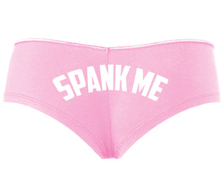 Spank Me - Bold Design - Pink Boyshort
