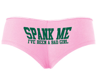 Spank Me I've Been A Bad Girl - Pink Boyshort