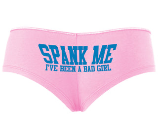 Spank Me I've Been A Bad Girl - Pink Boyshort