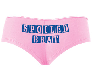 Spoiled Brat - Block Design - Pink Boyshort