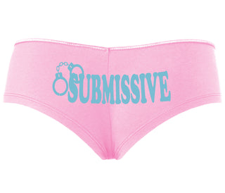 Submissive - Cuff Logo - Pink Boyshort