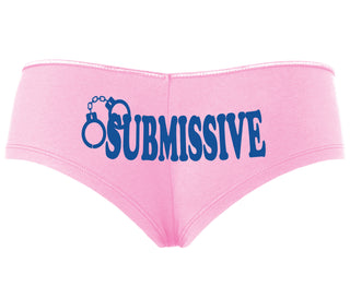 Submissive - Cuff Logo - Pink Boyshort