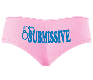 Submissive - Cuff Logo - Pink Boyshort