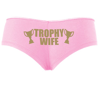 Trophy Wife Award - Pink Boyshort