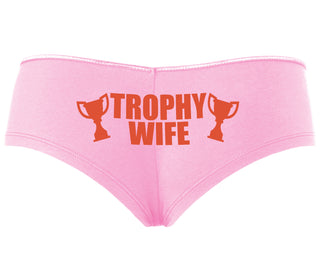 Trophy Wife Award - Pink Boyshort