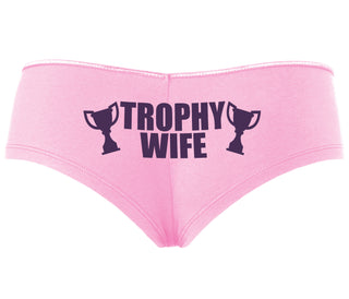 Trophy Wife Award - Pink Boyshort