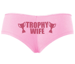 Trophy Wife Award - Pink Boyshort