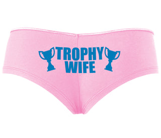 Trophy Wife Award - Pink Boyshort