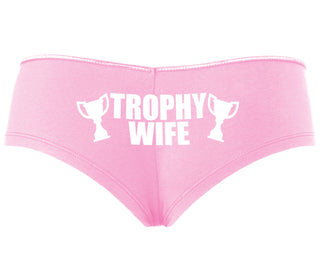 Trophy Wife Award - Pink Boyshort