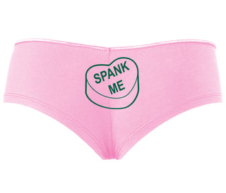 Valentines Day Candy - Spank Me - Pink Boyshort