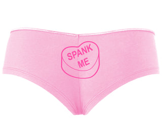 Valentines Day Candy - Spank Me - Pink Boyshort