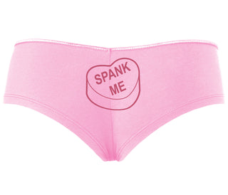 Valentines Day Candy - Spank Me - Pink Boyshort