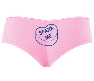 Valentines Day Candy - Spank Me - Pink Boyshort