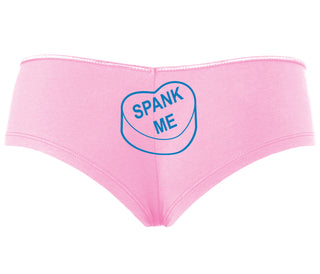 Valentines Day Candy - Spank Me - Pink Boyshort