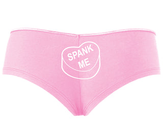 Valentines Day Candy - Spank Me - Pink Boyshort