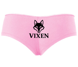 Vixen With Fox Logo - Pink Boyshort