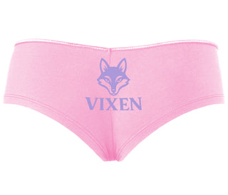 Vixen With Fox Logo - Pink Boyshort